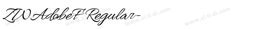 ZWAdobeF Regular字体转换